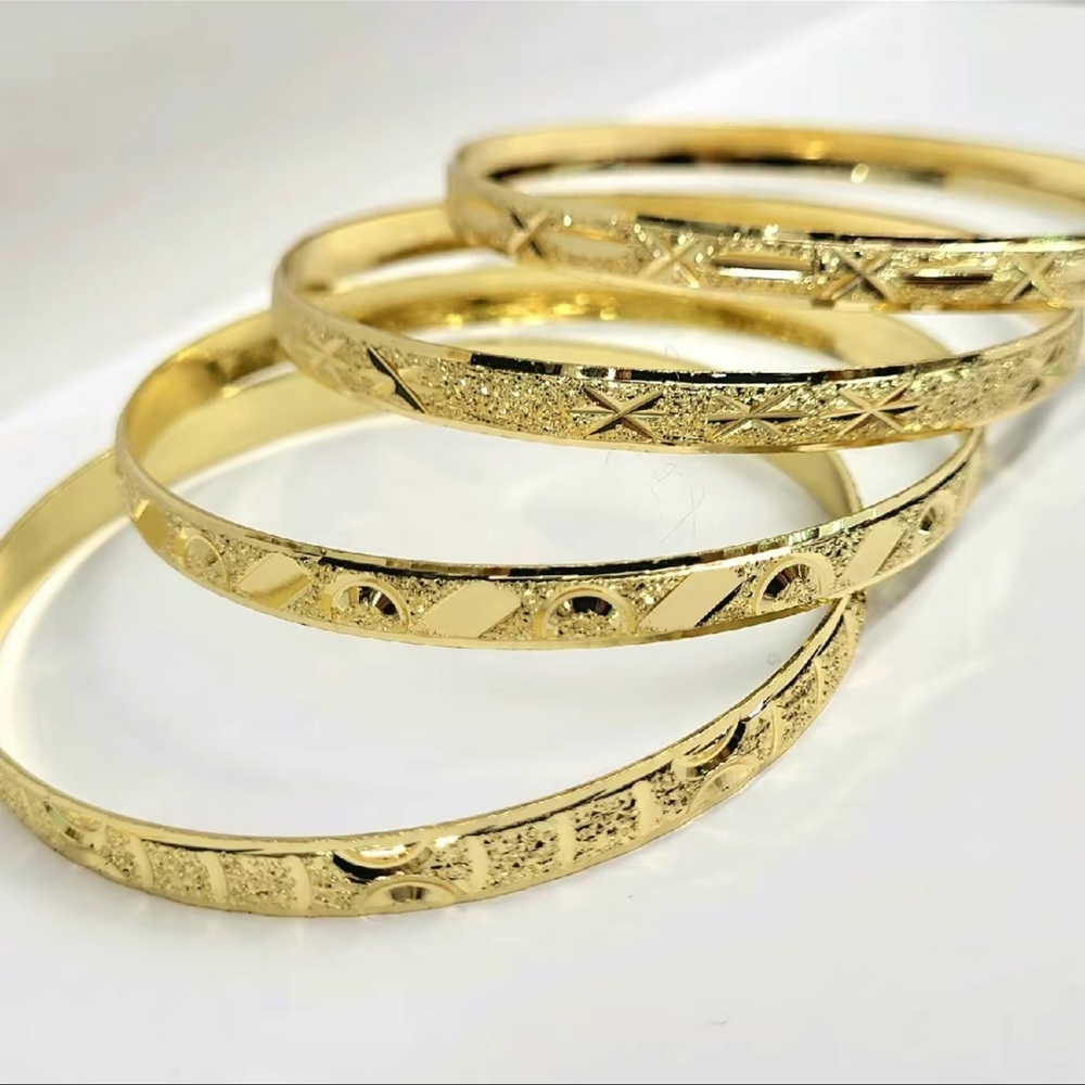 18K Gold Plated Bangles